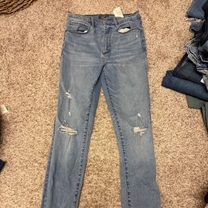Ultra high-rise super skinny 6R Abercrombie and Fitch jeans